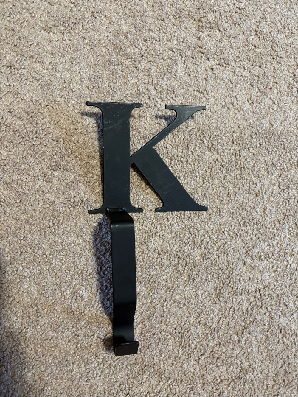 Black Letter K  - Home Decor